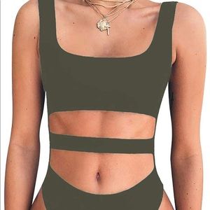 Women's Tank Top Cut Out Sleeveless Bodysuit